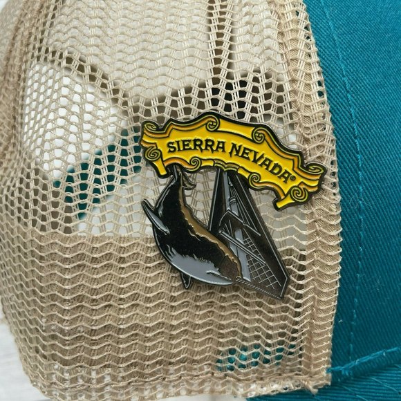 Sierra Nevada Brewing Company Green and Tan Trucker Hat Cap Rove Supply Co OSFM - Picture 7 of 8